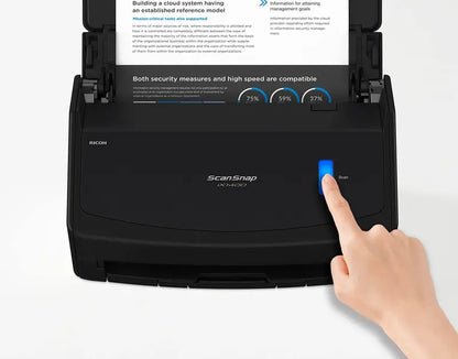 Fujitsu ScanSnap iX1400 High-Speed Color Document Scanner for Offices and Homes