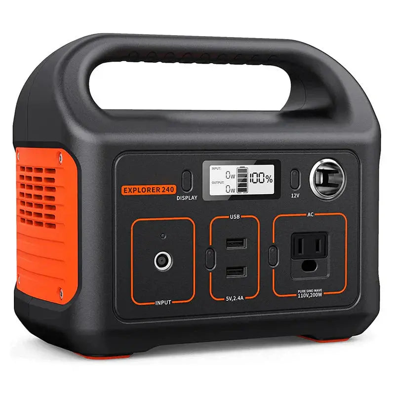 Jackery Explorer 240 Portable Power Station  240Wh Solar Generator with Pure Sine Wave AC Output