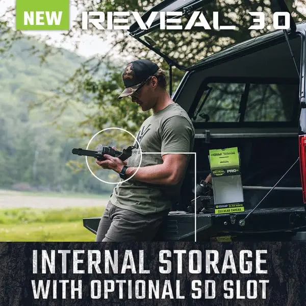 TACTACAM Reveal X Gen 3.0 LTE Trail Camera, 1080p FHD, AT&T/Verizon, GPS, Night Vision, Durable Antenna
