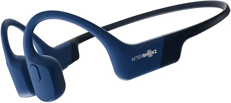 AfterShokz Aeropex Bone Conduction Headphones  Open-Ear Wireless Design with Sport Belt (Cosmic Black)
