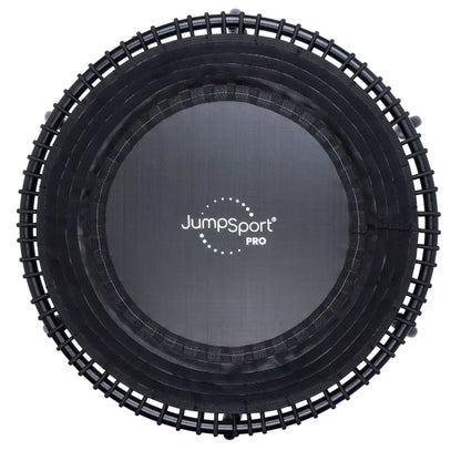 JumpSport 350 Pro Indoor Trampoline  39″ Fitness Trampoline with Enhanced Stability & Cardio Focus (Teal/Black)
