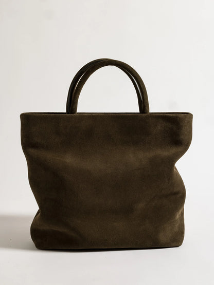 SOLOBAG SUEDE MARRON GLACE