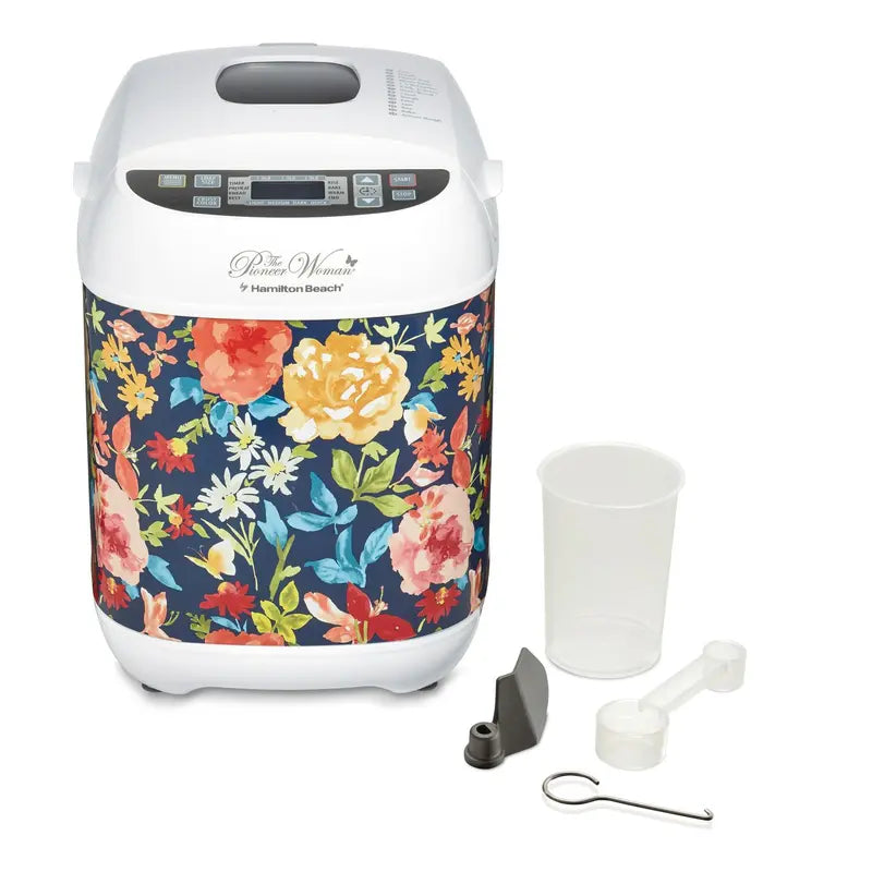 Hamilton Beach Artisan Dough Maker by The Pioneer Woman  Floral-Print Bread and Dough Machine