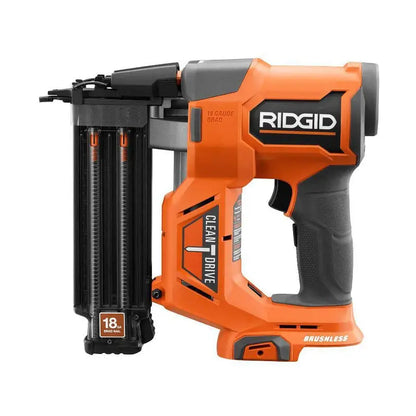 RIDGID Cordless Brad and Finish Nailer Combo Kit  18V Brushless System