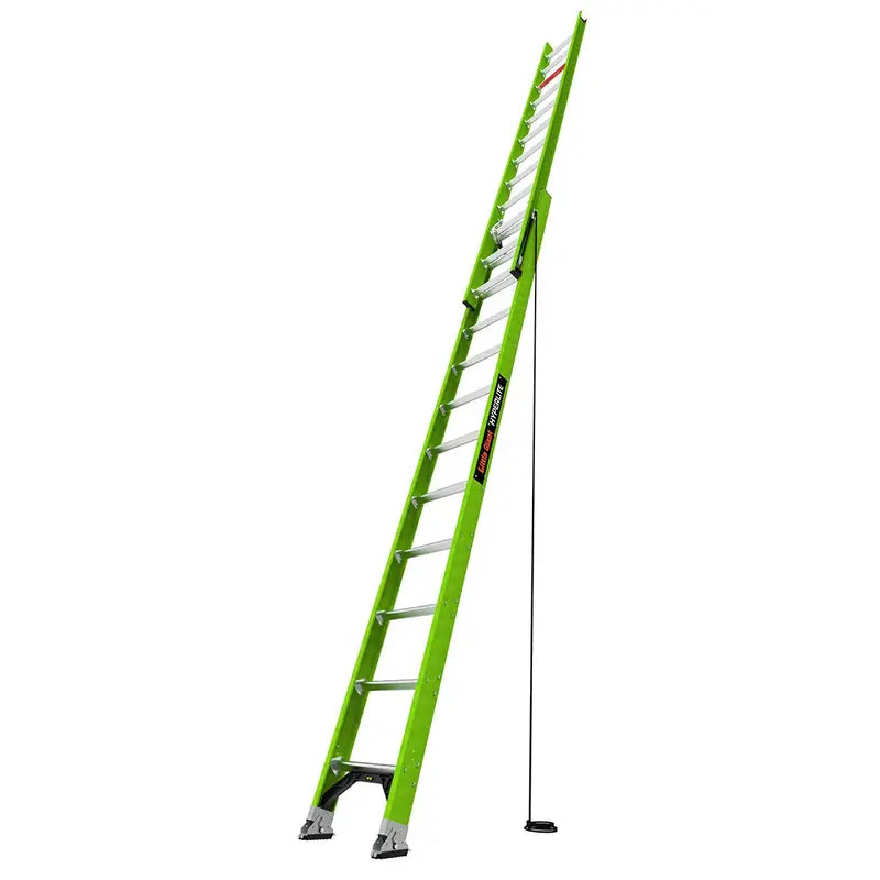 Little Giant HyperLite 24-Foot Fiberglass Extension Ladder  Lightweight, CSA-Approved, 300-Lb Load Capacity