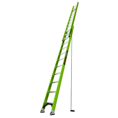 Little Giant HyperLite 24-Foot Fiberglass Extension Ladder  Lightweight, CSA-Approved, 300-Lb Load Capacity
