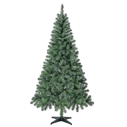 6.5 ft Madison Pine Pre-Lit Christmas Tree with 250 Color-Changing LEDs, Hinged Branches, Stand Included