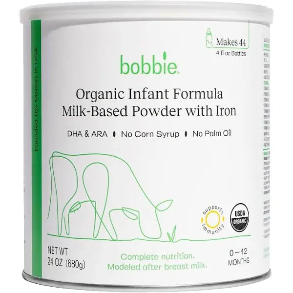 Bobbie Baby Organic Powder Formula, 24oz