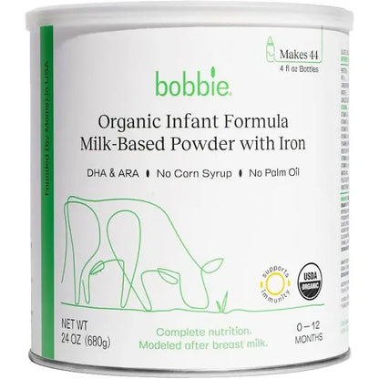 Bobbie Baby Organic Powder Formula, 24oz