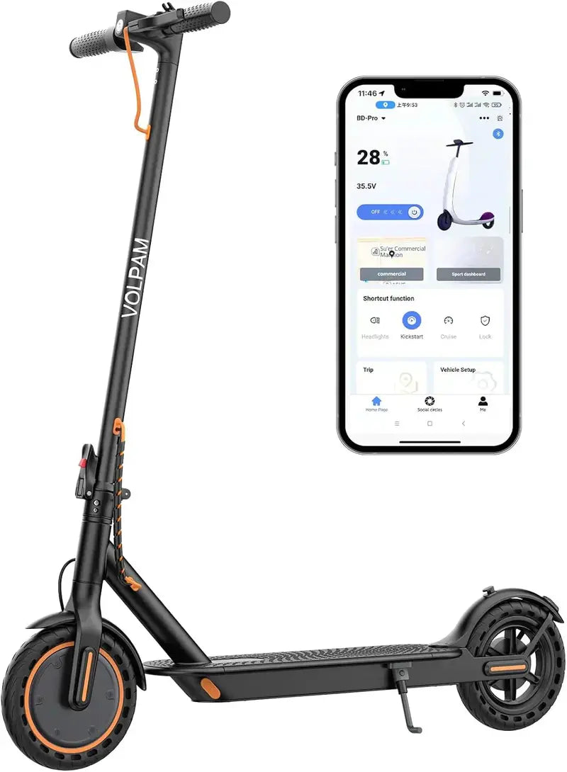 High-Performance Electric Scooter  350W/500W Motor, 8.5″/10″ Solid Tires, 1922 MPH Top Speed