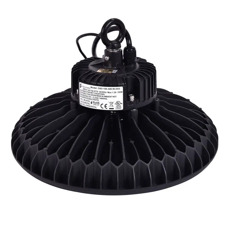 100W & 150W LED High Bay Light  12,580 / 18,820 Lumen Industrial Mining Fixture