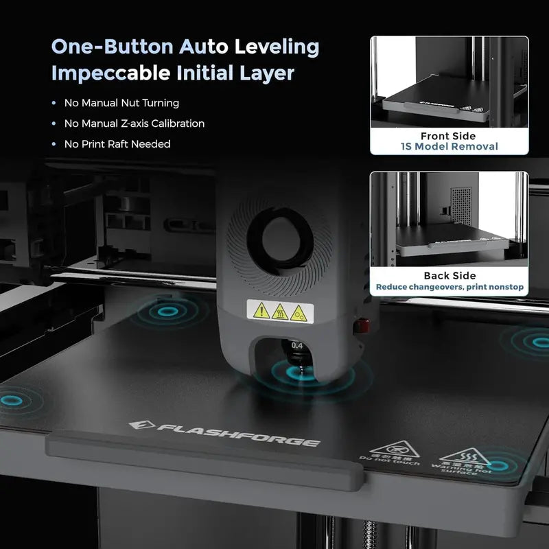 Adventurer 5M Fully Automatic Leveling 3D Printer  Precision Desktop Model