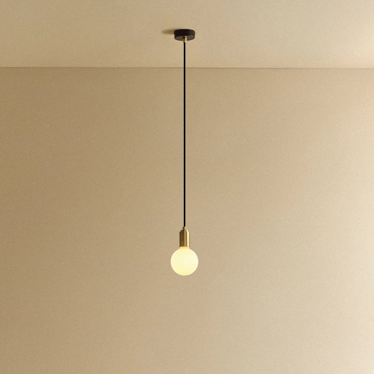 Sphere III Pendant Light in Brass