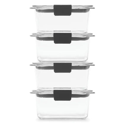 Airtight Meal Prep Containers with Secure Lids for Fresh Food Storage
