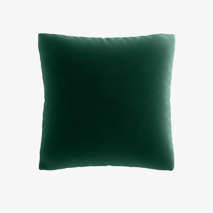 Coussin en velours vert sapin 45x45cm