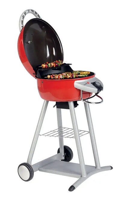 Char-Broil Patio Bistro Electric Grill  Compact, Red-Finished Outdoor Cooking Solution