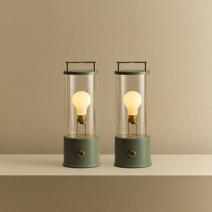 The Muse 1.0 Portable Lamp in Pleasure Garden Green - Set of 2