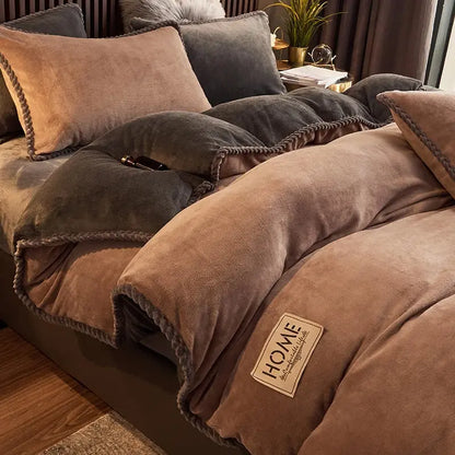 Winter Duvet Cover Set with Ultra-Soft Gentle-Touch Fabric