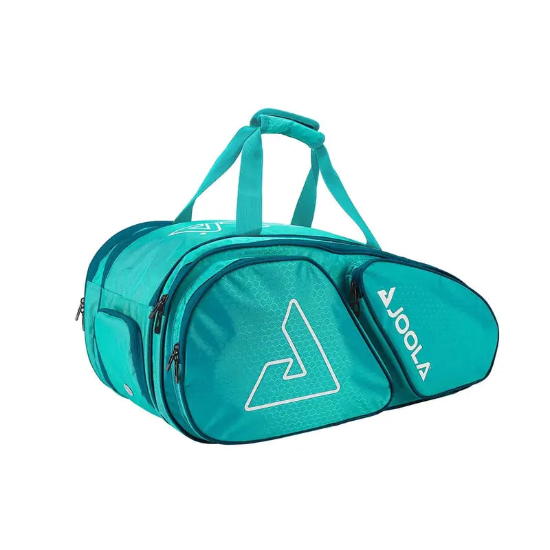 JOOLA Tour Elite Pro Pickleball Bag  Turquoise and Teal Multi-Compartment Sport Duffel