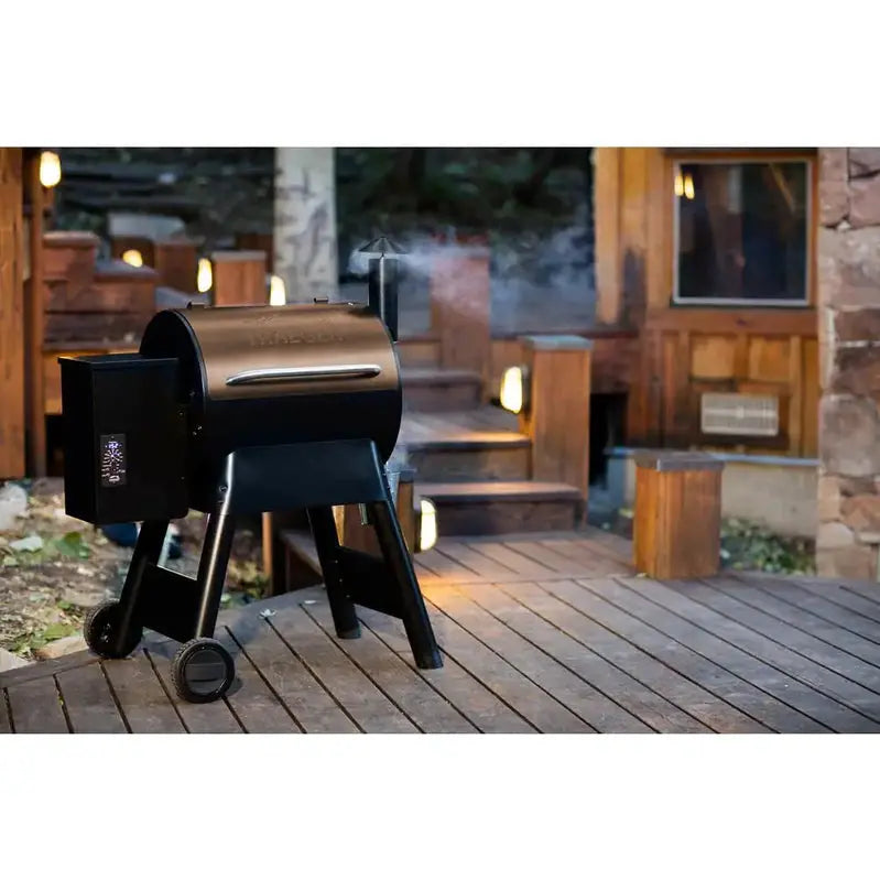 Pro Series 22-Inch Bronze Pellet Grill with Precision Temperature Control