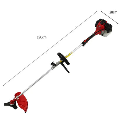 T-Mech 52cc 5-in-1 Petrol Garden Multi-Tool  Brush Cutter, Trimmer, Edger & More