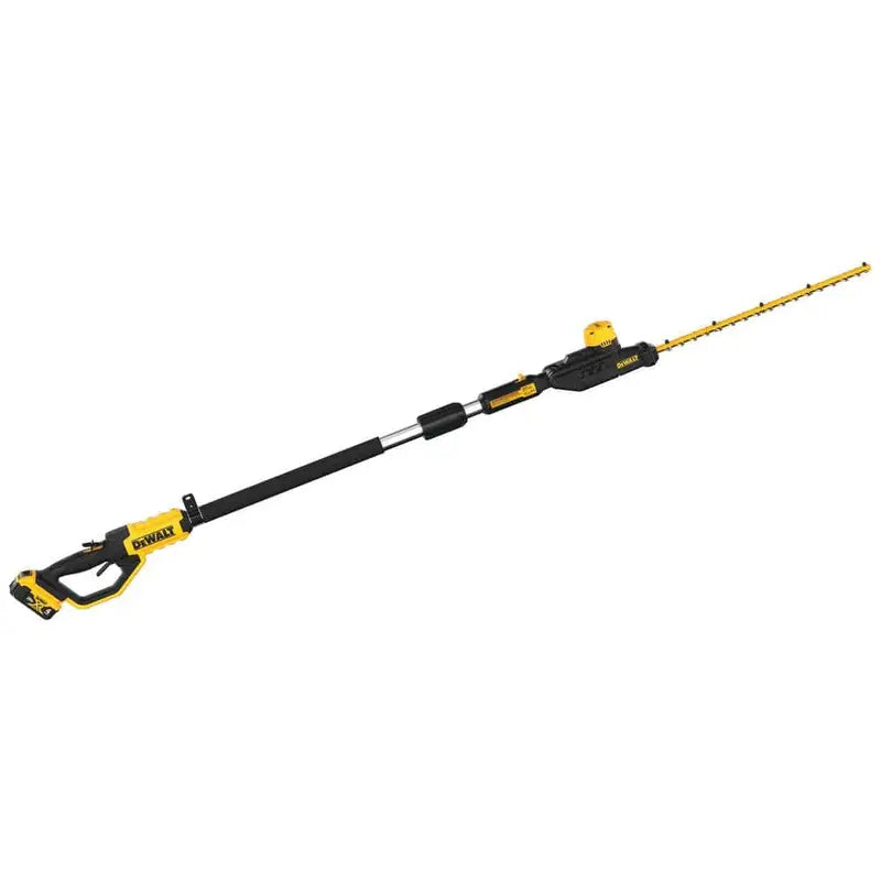 DEWALT 20V MAX Cordless Pole Hedge Trimmer Kit  Includes 4Ah Battery, Charger & Accessories
