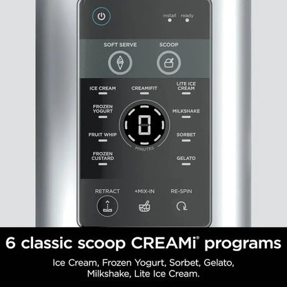 Swirl by CREAMi Ice Cream Maker  13-Program Frozen Dessert Machine (Sorbet, Soft Serve, Yogurt), Includes Two 16oz Pints (NC701)