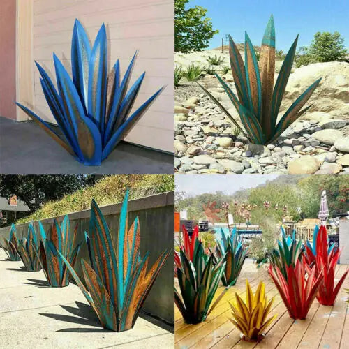 Eternal Agave Rust-Resistant Metal Sculpture  Indoor/Outdoor Art Piece
