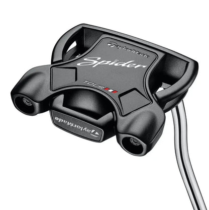 TaylorMade Spider Tour Black Putter  Double Bend Shaft, Tour-Validated Alignment