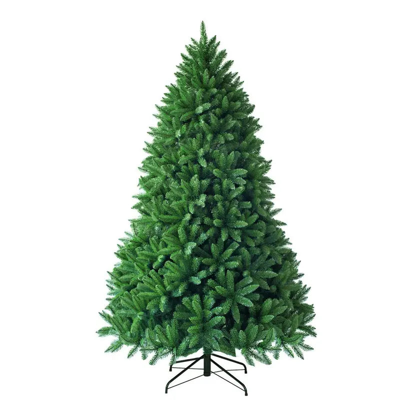 6-Foot Unlit Artificial Christmas Tree  Realistic Fir Silhouette
