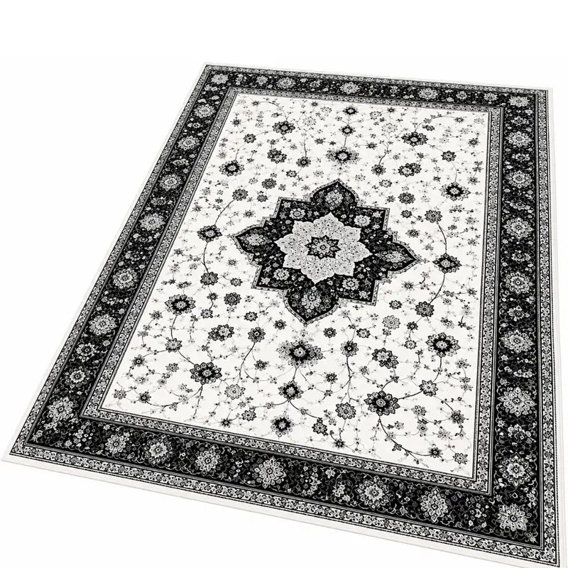 8×10 ft Washable Indoor-Outdoor Area Rug with Non-Slip TPR Backing
