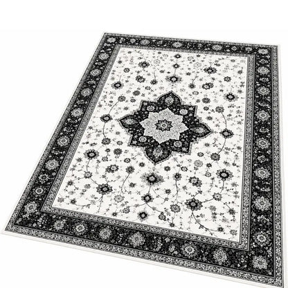 8×10 ft Washable Indoor-Outdoor Area Rug with Non-Slip TPR Backing