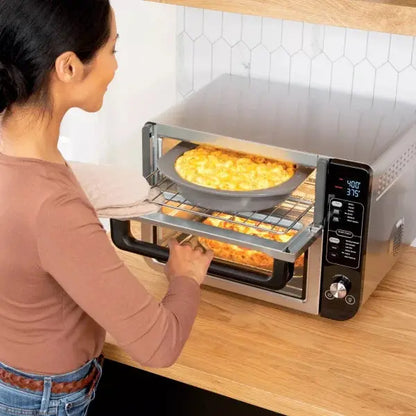 Dual-Oven Range with FlexDoor: Top Oven (Rapid + FlavorSeal Smart Finish) & Bottom Convection Air Fry Oven (DCT401)