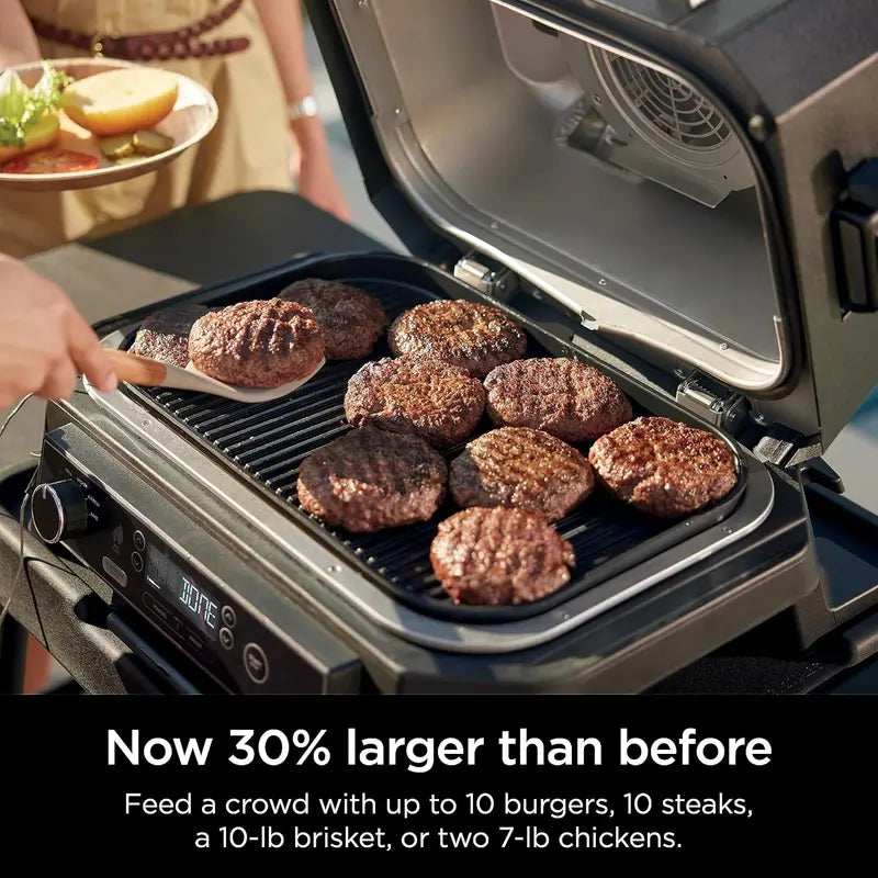 OG701 7-in-1 Electric Pellet Grill & Smoker  Portable All-in-One Outdoor Cooking System