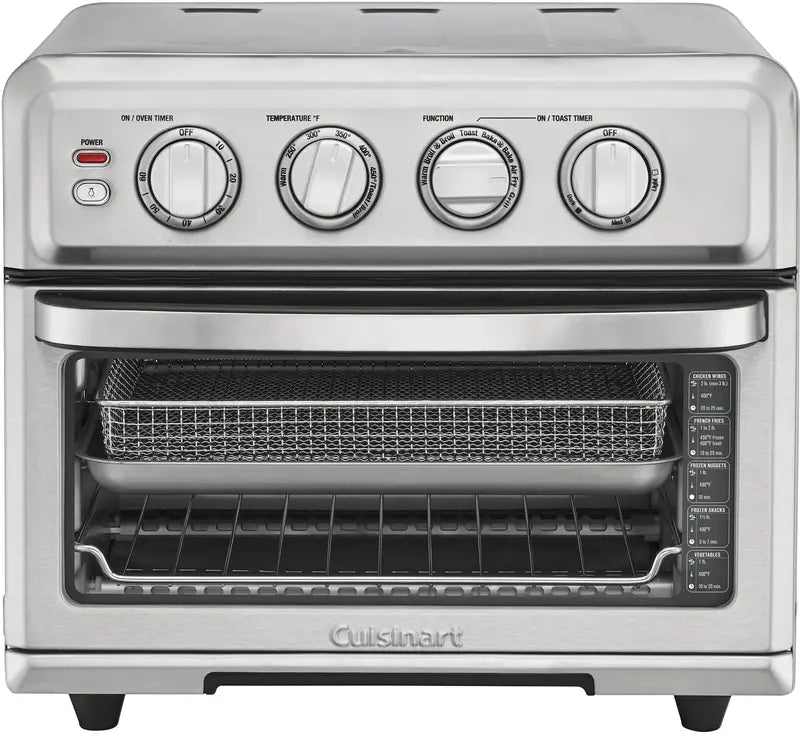 Cuisinart Stainless Steel Air Fryer Toaster Oven with Integrated Grill Function and EvenHeat Technology