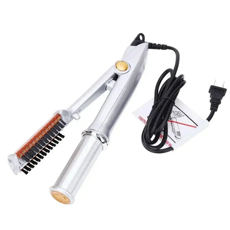Professional Dual-Function Hair Styler — Straightener & Curling Iron in One
