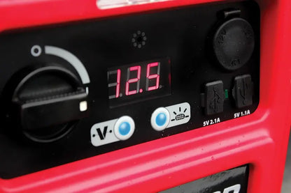 Clore Automotive JNC770R 1700A Peak 12V Red Jump Starter with USB & Heavy Duty Clamps
