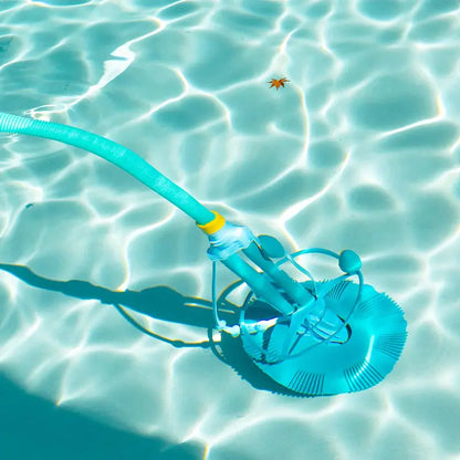 XtremepowerUS Automatic Suction Pool Cleaner, Includes 10 Hoses, Eco-Friendly, Self-Navigating, Cleans Bottom & Walls