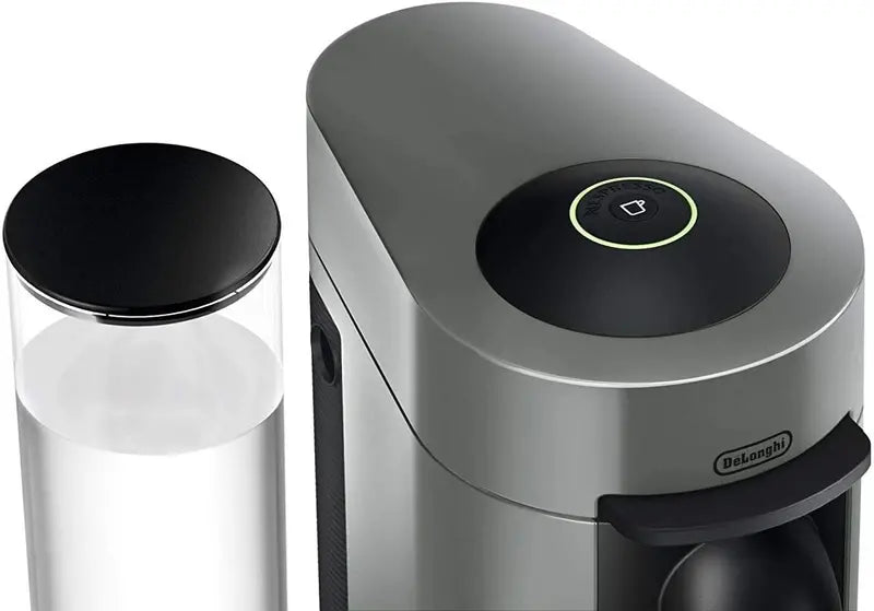 Nespresso VertuoPlus Espresso & Coffee Machine by De’Longhi  Grey with Aeroccino Milk Frother