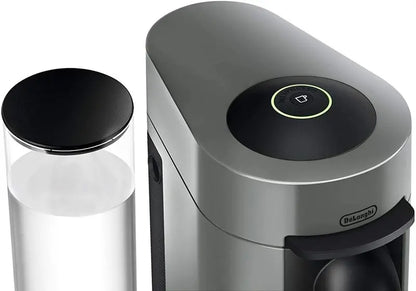Nespresso VertuoPlus Espresso & Coffee Machine by De’Longhi  Grey with Aeroccino Milk Frother