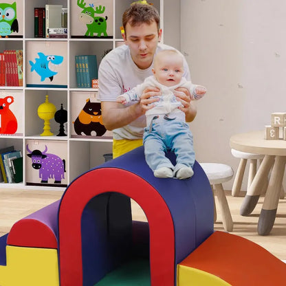 TODEFULL 10-Piece Soft Foam Climbing Set  Safe, Lightweight Toddler and Preschool Play Blocks