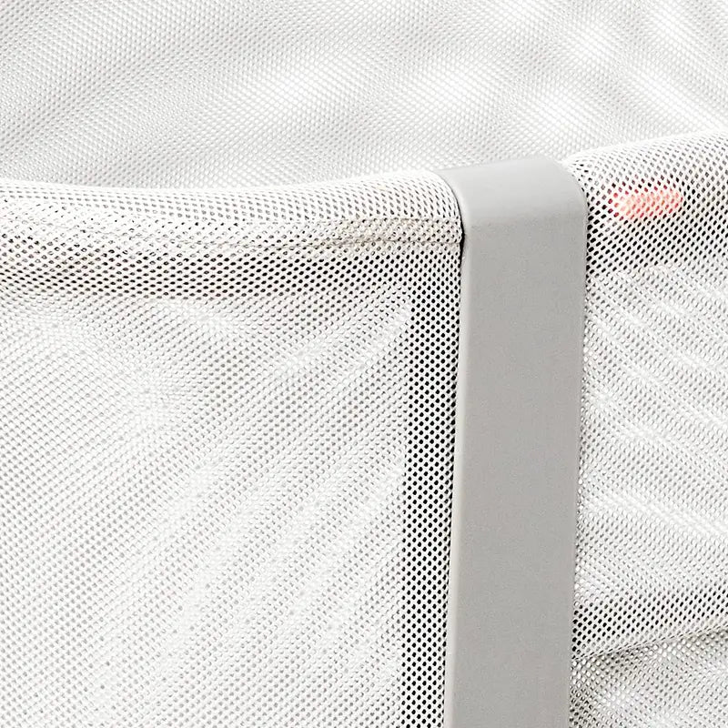 2-in-1 Bedside Bassinet & Sleeper  Cozy, Adjustable Infant Bassinet with Bedside Mode, Grey Fabric