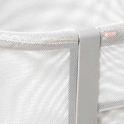 2-in-1 Bedside Bassinet & Sleeper  Cozy, Adjustable Infant Bassinet with Bedside Mode, Grey Fabric
