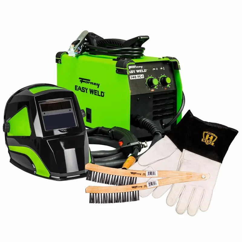 Forney Easy Weld 140 FC-i Flux-Core Welder 120V 140A Bundle