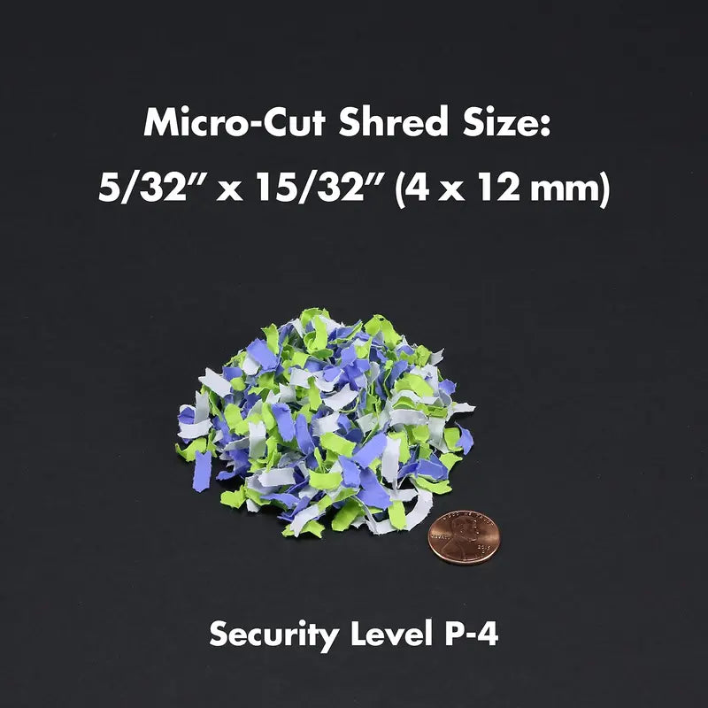 Aurora 12-Sheet Micro-Cut Paper/CD and Credit Card/ 60 Minutes Continuous Run Time Shredder
