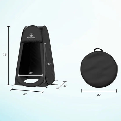 Portable Pop Up Pod- Instant Privacy, Shower and Changing Tent with Carry Bag by Wakeman Outdoors