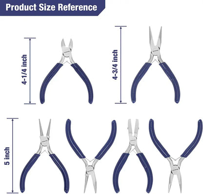 WORKPRO 7-Piece Jewelry Making Pliers Kit with Carry Pouch