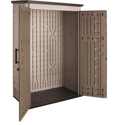 Rubbermaid Outdoor Storage Shed  52 Cu. Ft. Weatherproof, Lockable Resin Structure for Yard & Garden Use