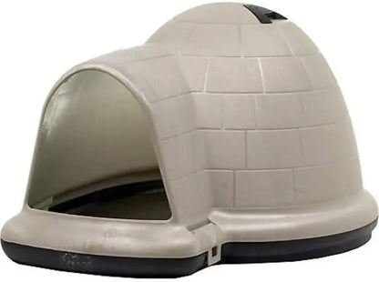 Petmate Indigo Igloo Dog House  Extra-Large, All-Weather Shelter Made in USA with 90% Recycled Materials
