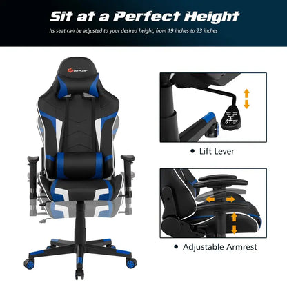 X-Frame Esports Desk and PVC Racing Chair Combo for Gamers